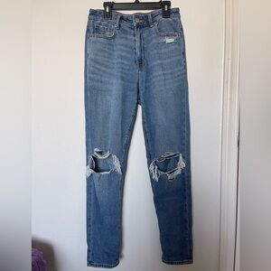 American eagle denim jeans with distressing